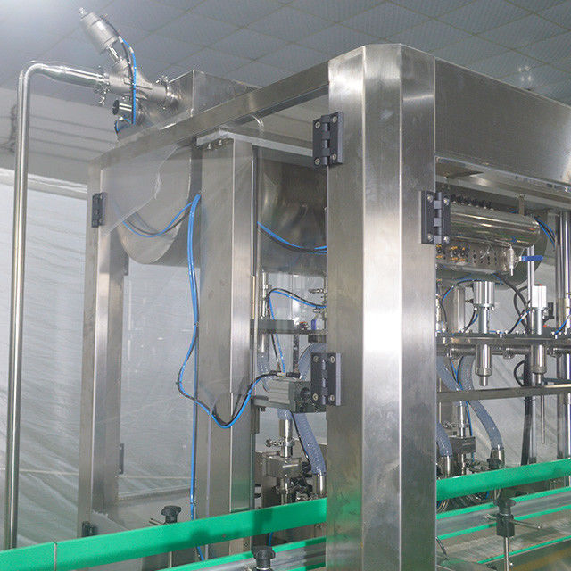 Máquina de llenado de aceite de oliva de tambor de 20L con 4 cabezas de llenado y 1 cabeza de tapón