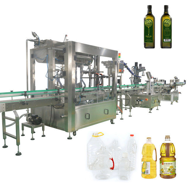 Máquina de llenado de aceite de oliva de acero inoxidable 304 de botillas múltiples para línea de embotellado popular