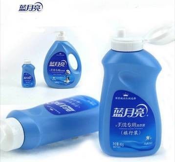 1 Máquina de etiquetado de doble cara de acero inoxidable SUS 304 para botellas de detergente para ropa