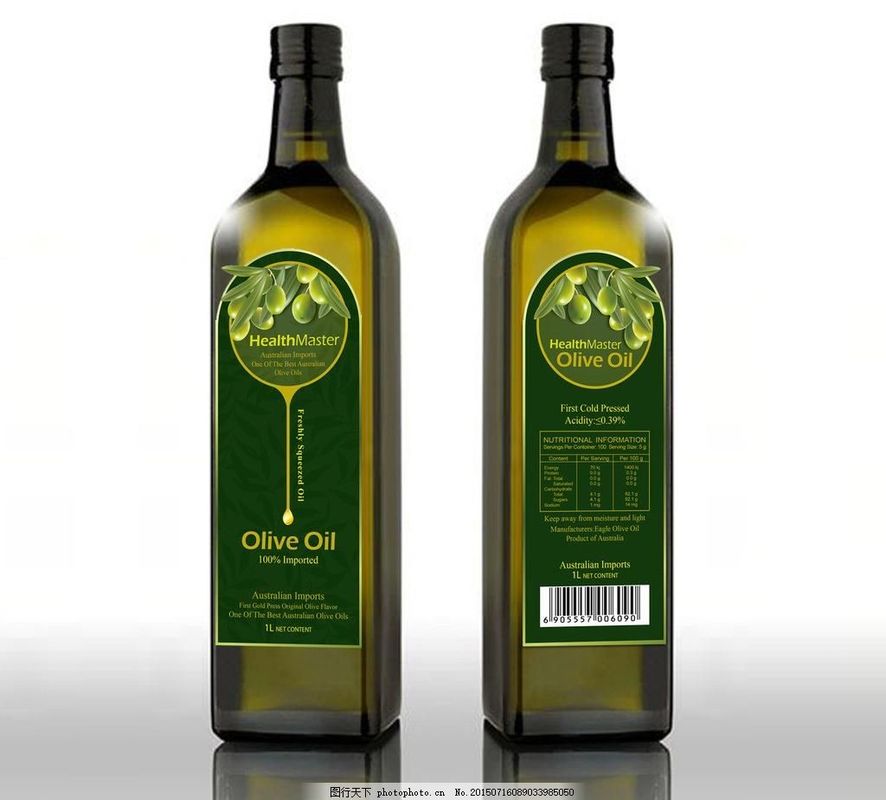 precisión Máquina de etiquetado de un solo lado para aceite comestible y lubricante