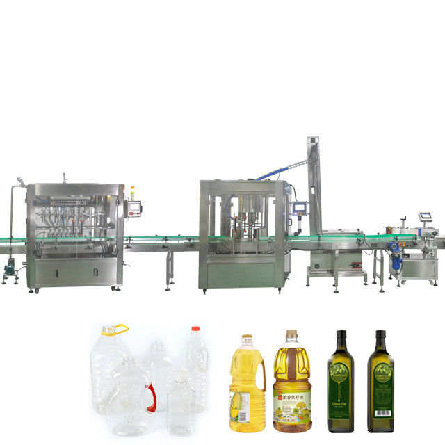 Máquina automática de llenado de líquido de aceite de cocina y aceite de coco de 5L con 8 cabezas de llenado