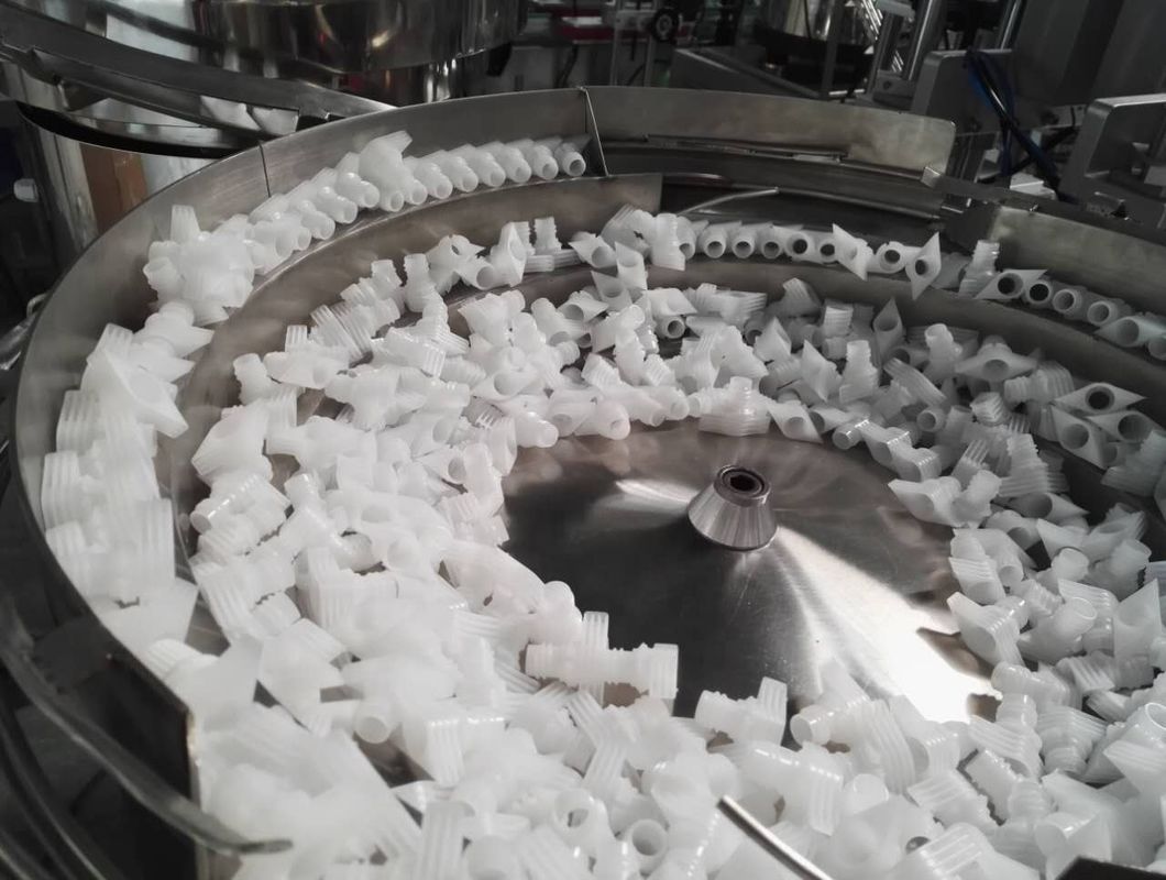 Máquina de clasificación de tapas de plástico con capacidad de 150 kg y construcción de acero inoxidable 304