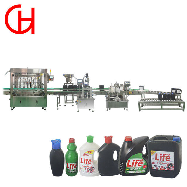 5 Máquina de llenado de detergente líquido con bomba de engranaje para acero inoxidable 304 en Guanhong