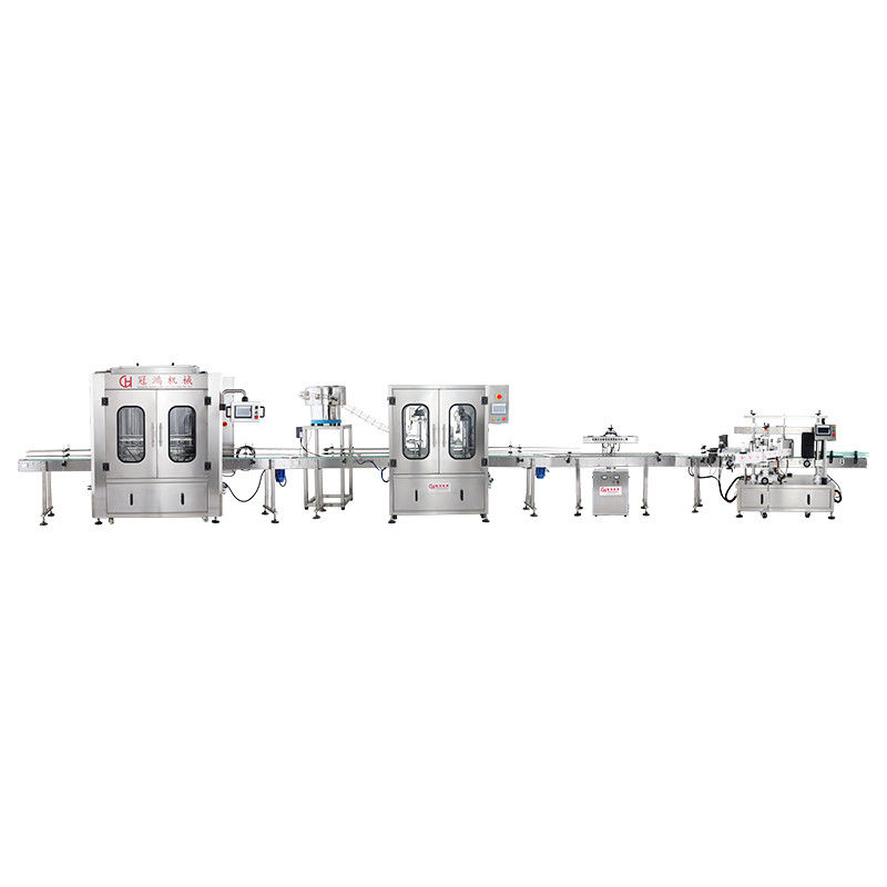23000*2500*2600mm Impresora de etiquetas y máquina de pegatinas para sellar la tapa de las botellas de aceite de motor