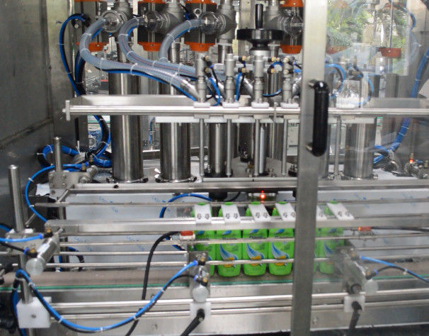 20-500 ml línea de producción de champú de rango de llenado con etiquetado automático de llenado