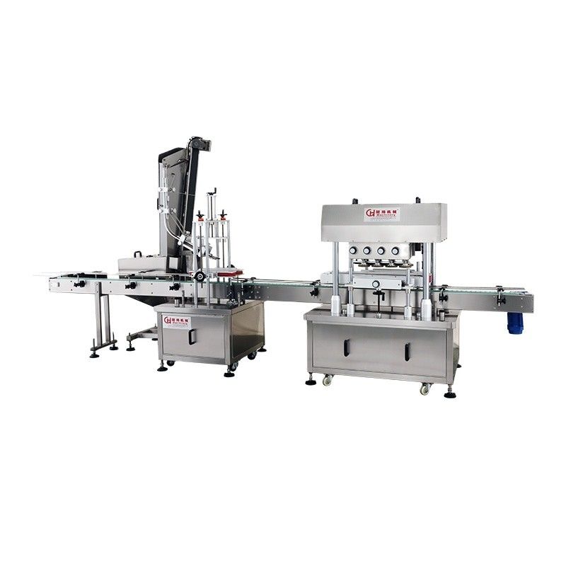 Máquina de tapón lineal totalmente automática para tapones de plástico en producción de gran volumen