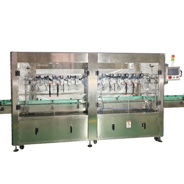 Línea de producción de detergente para champú de lavandería de 25KW con etiquetado y tapón de doble lado