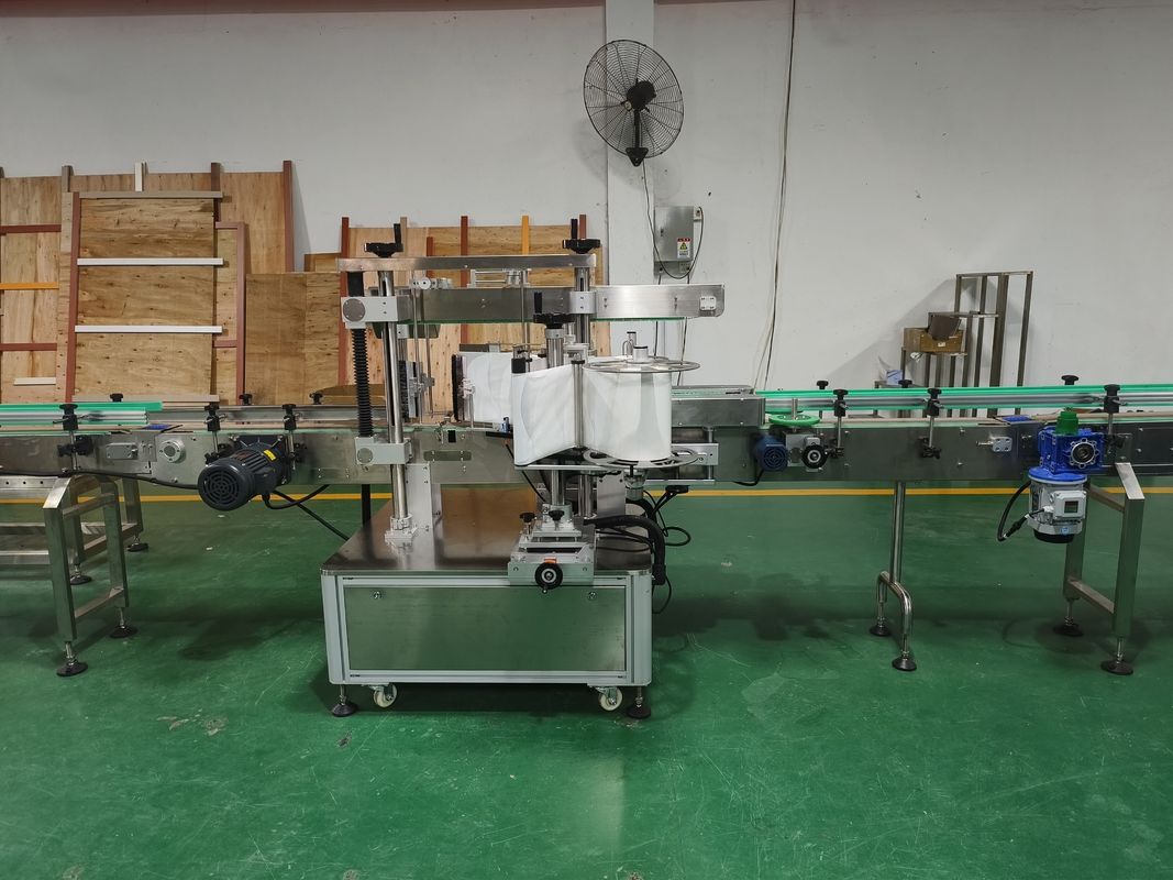 Línea de producción de detergente para champú de lavandería de 25KW con etiquetado y tapón de doble lado