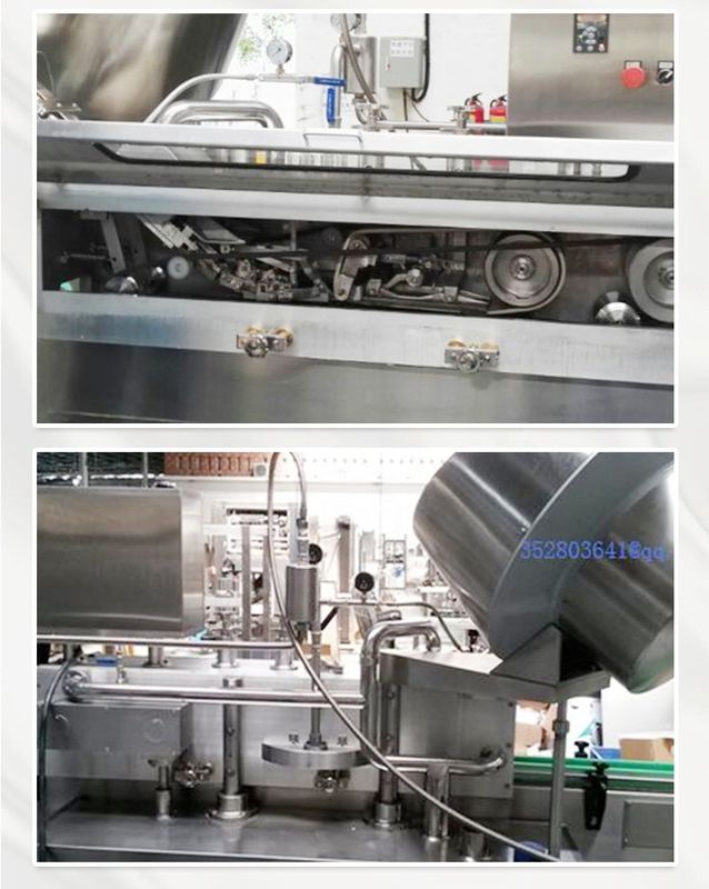 Máquina de sellado al vacío de vapor totalmente funcional para el cortador de metal de salsa de frutas y chiles
