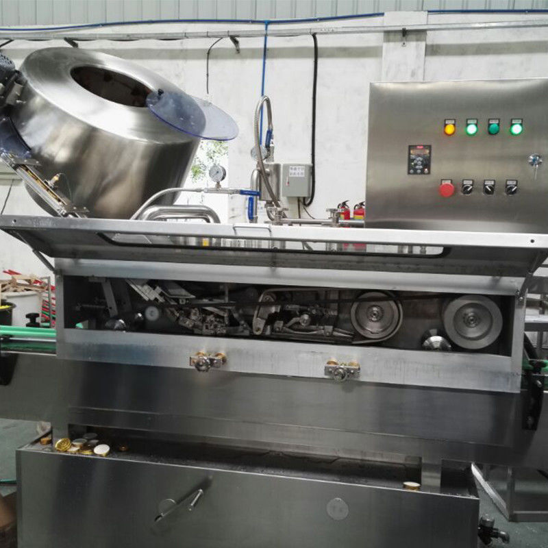 Máquina de sellado al vacío de vapor totalmente funcional para el cortador de metal de salsa de frutas y chiles