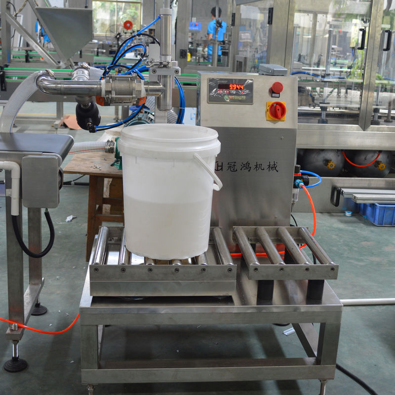 Máquina de llenado de 78 kg para llenado y pesaje de barril de aceite lubricante manual de 5 a 50 litros