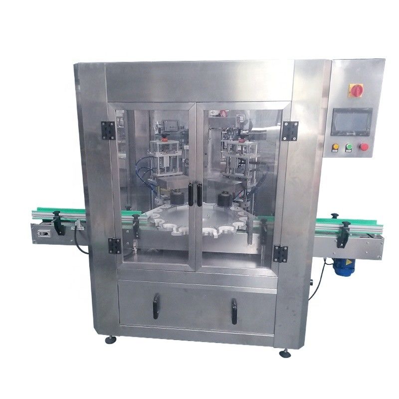 Máquina de sellado automática de llenado de vacío de pegamento y tapa para el tamaño de la botella
