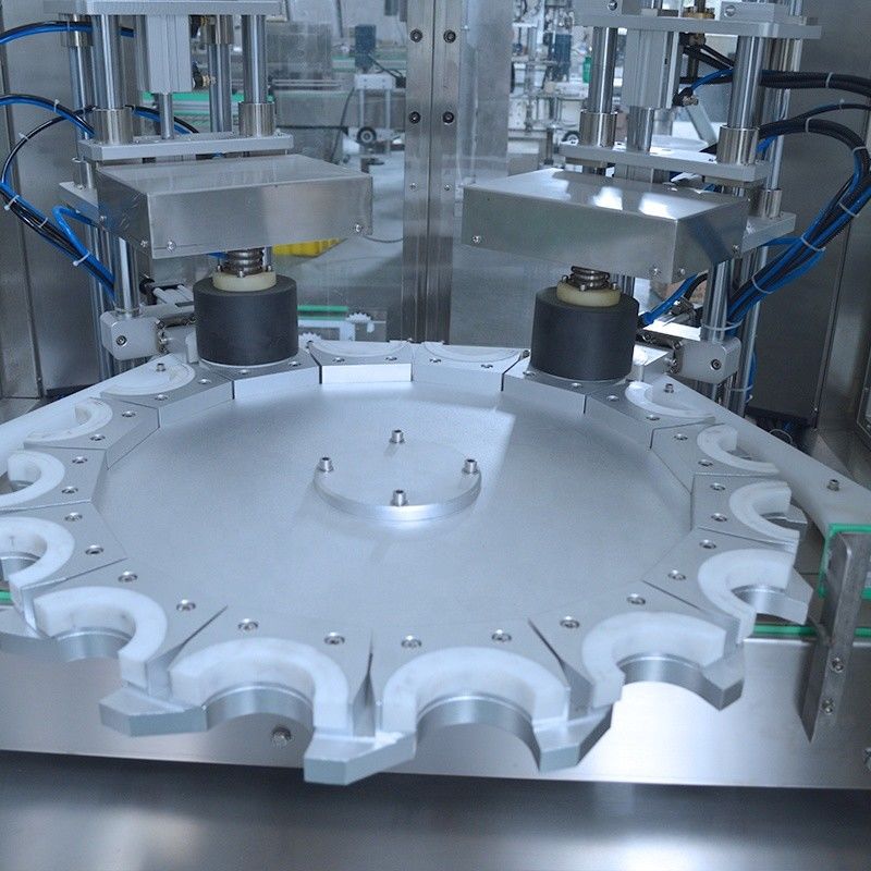 Máquina de sellado automática de llenado de vacío de pegamento y tapa para el tamaño de la botella