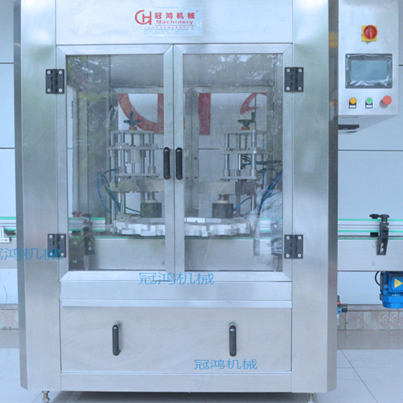 Máquina de sellado automática de llenado de vacío de pegamento y tapa para el tamaño de la botella