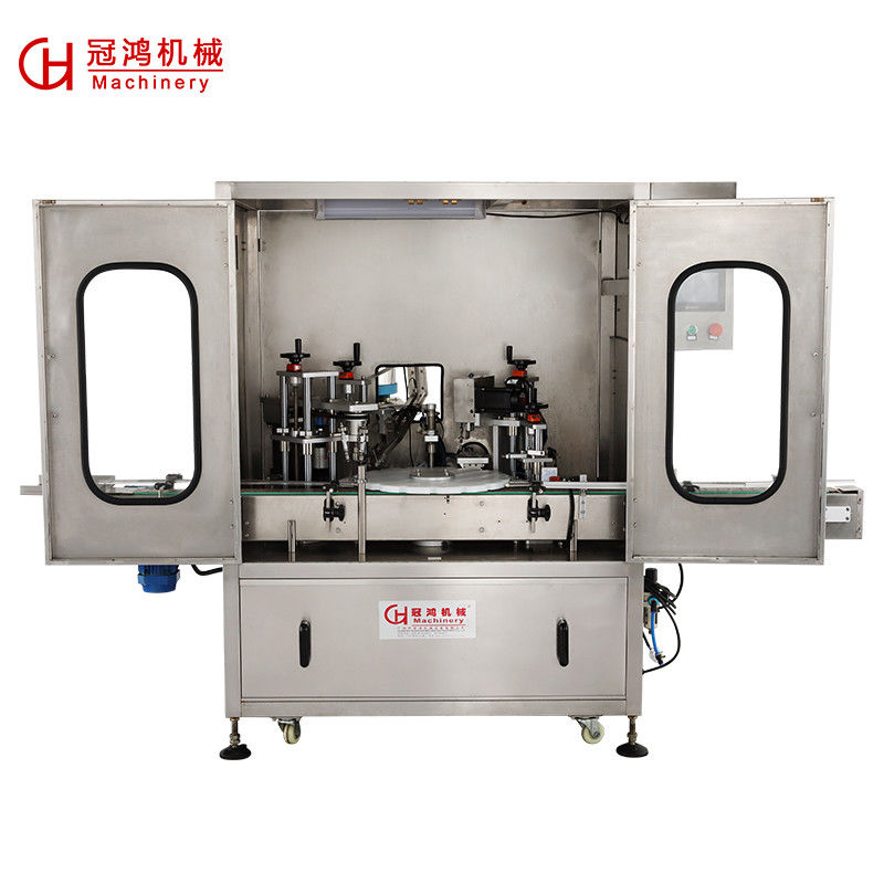 Máquina automática de llenado y tapado de botellas de líquido de tipo giratorio de 3000*2000*1800mm