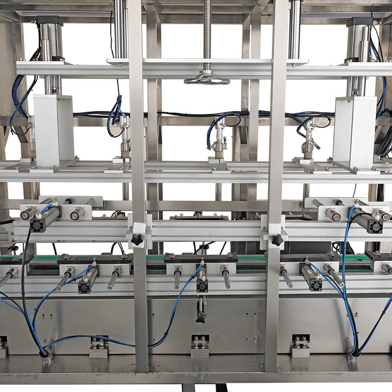 Máquina de llenado de peso de 5 cabezas de alta potencia con capacidad de llenado de 10 a 50 kg/barril