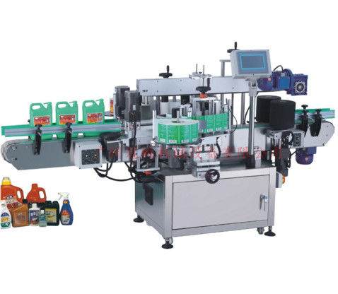 Máquina de etiquetado de dos lados de alta velocidad para botellas planas/de forma especial/cuadradas/redondas