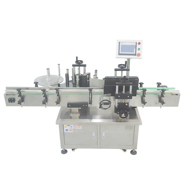 2100*1200*1450mm Botella de vial Máquina de etiqueta vertical para botellas redondas de plástico