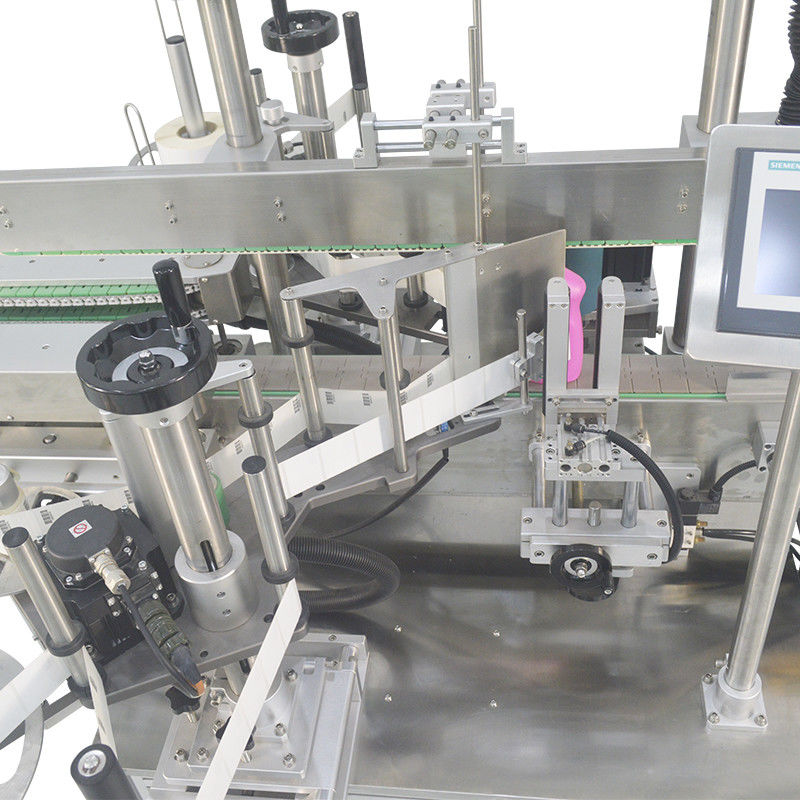 Máquina de etiquetado eléctrica de velocidad rápida 2000BPH para botellas planas redondas y cuadradas