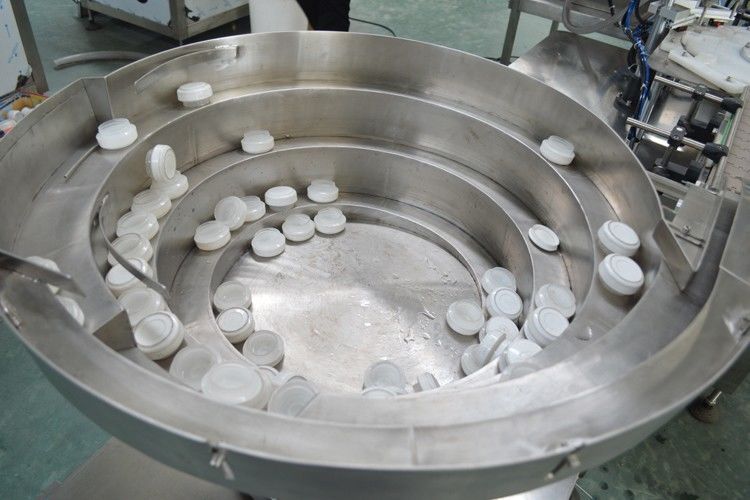Presión del aire 0,4-0,6mpa Tipo giratorio de aluminio tapas alimentador para y operación automática