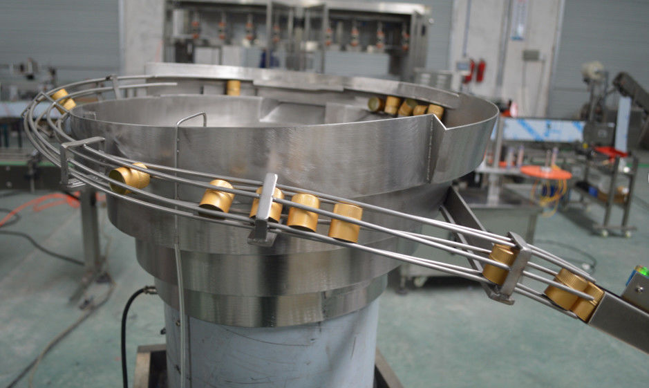 Presión del aire 0,4-0,6mpa Tipo giratorio de aluminio tapas alimentador para y operación automática