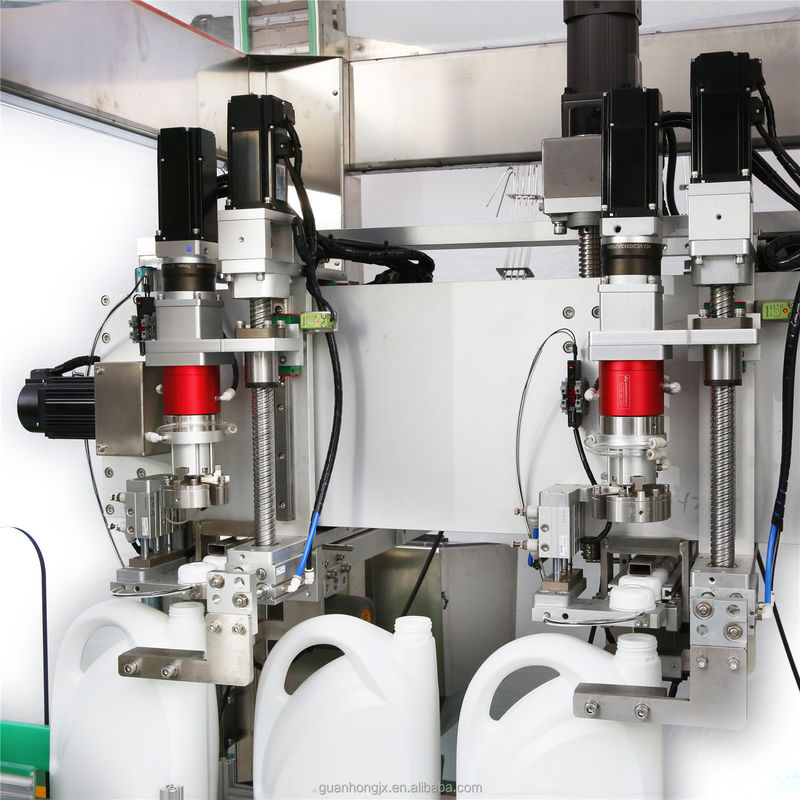 Máquina de tapado de botellas de alta productividad de seguimiento automático tipo 3
