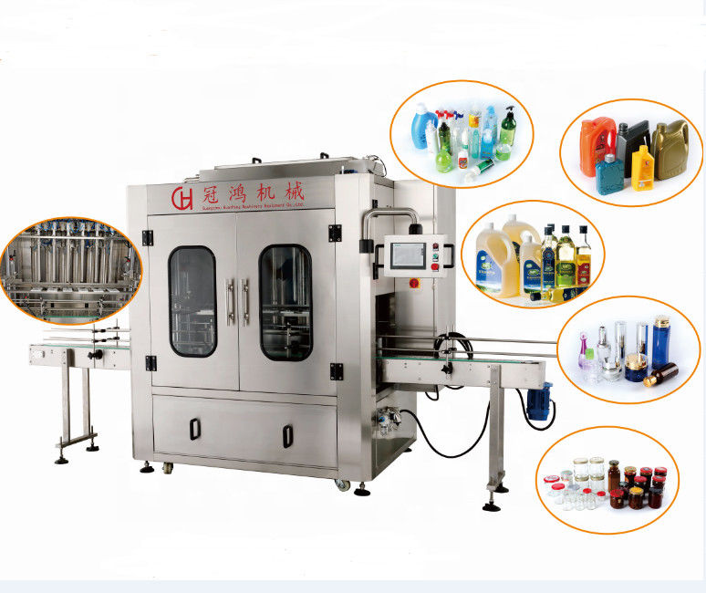 Máquina de llenado de pistón servo de alta precisión 1.5KW/AC220V 50/60HZ para aceite lubricante