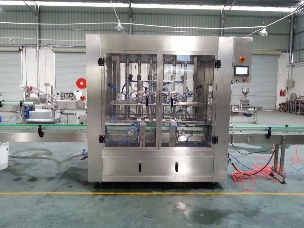 Máquina de llenado de pistón servo de alta precisión 1.5KW/AC220V 50/60HZ para aceite lubricante