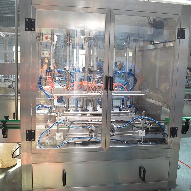 Máquina de llenado de pistón servo de alta precisión 1.5KW/AC220V 50/60HZ para aceite lubricante