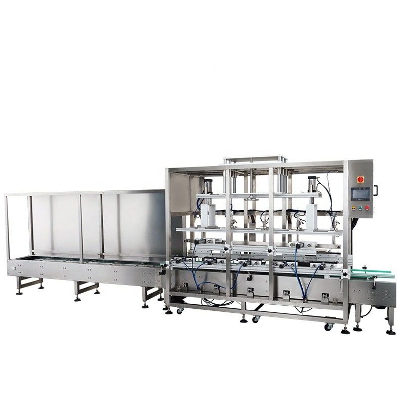 Material de embalaje de papel 5 Boquilla Máquina automática de llenado de líquido para productos químicos