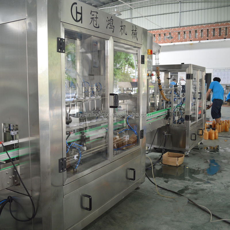 Máquina de etiquetado de embalaje de botellas de plástico de alta velocidad de 4 cabezas
