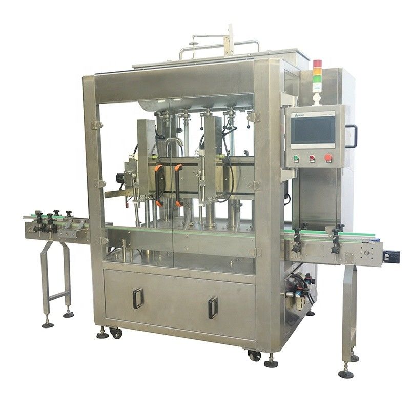 Línea de máquina de tapón automático de llenado de botellas líquidas para champú/gel de ducha/aceite/detergente
