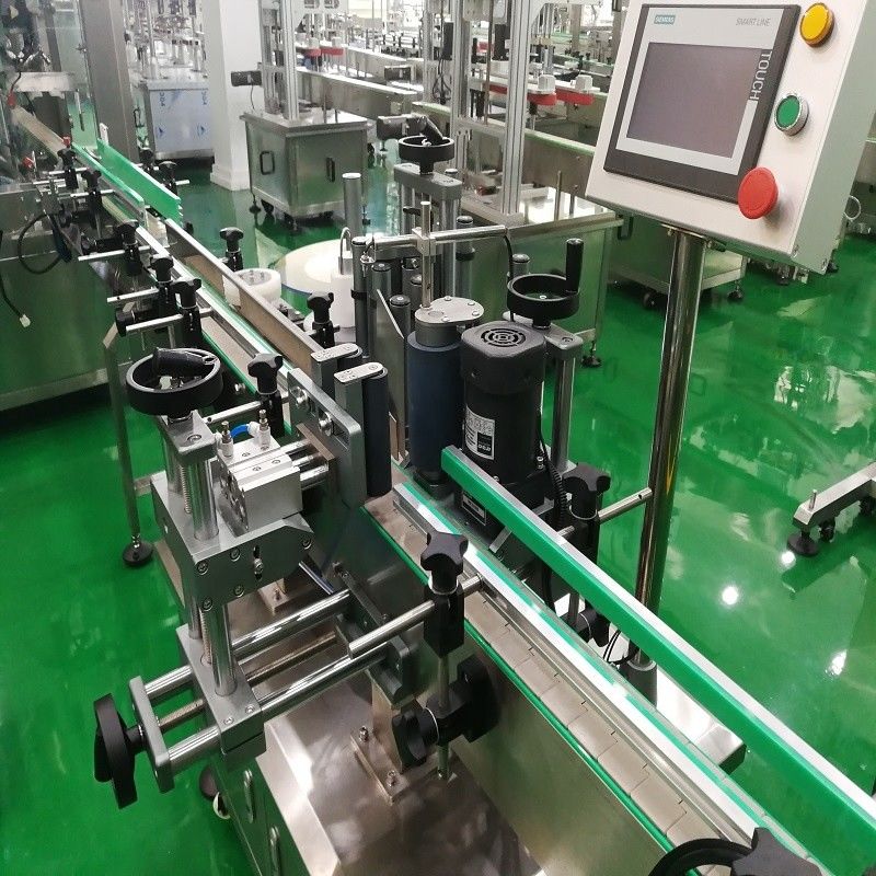 Máquina automática de etiquetado de tapón con bloqueo de llenado de 4 cabezas para botellas de vidrio de vino/liquor