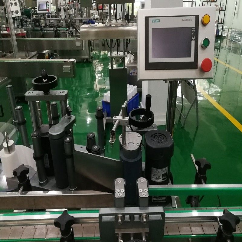 Máquina automática de etiquetado de tapón con bloqueo de llenado de 4 cabezas para botellas de vidrio de vino/liquor