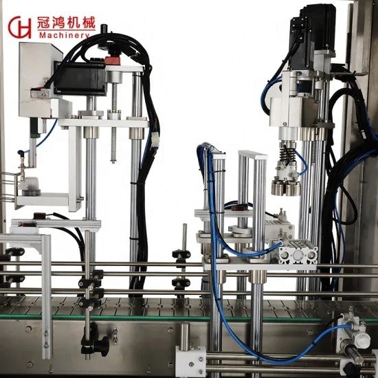 Máquina de tapón de tornillo automático de tipo de agarre para tapa de botella de plástico