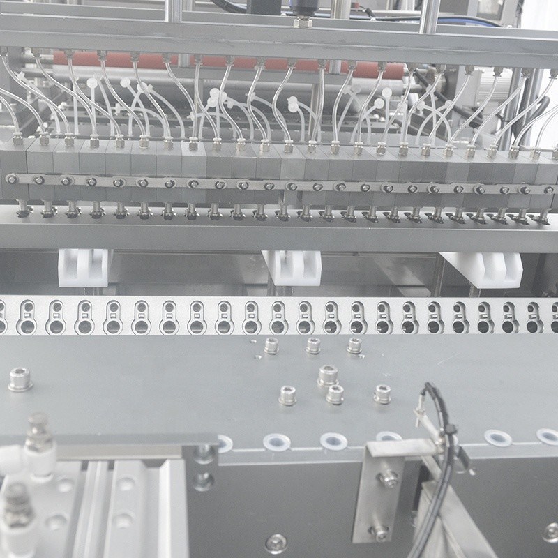 Máquina de sellado con tapa de llenado de 24 cabezas para la producción de reactivos biológicos a gran escala