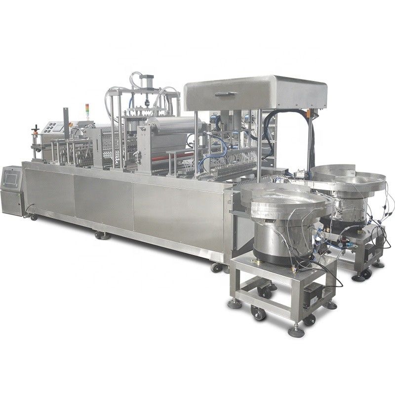 Máquina de llenado de frascos de vial controlada por PLC para tubos de ensayo y recipientes de muestras de plástico