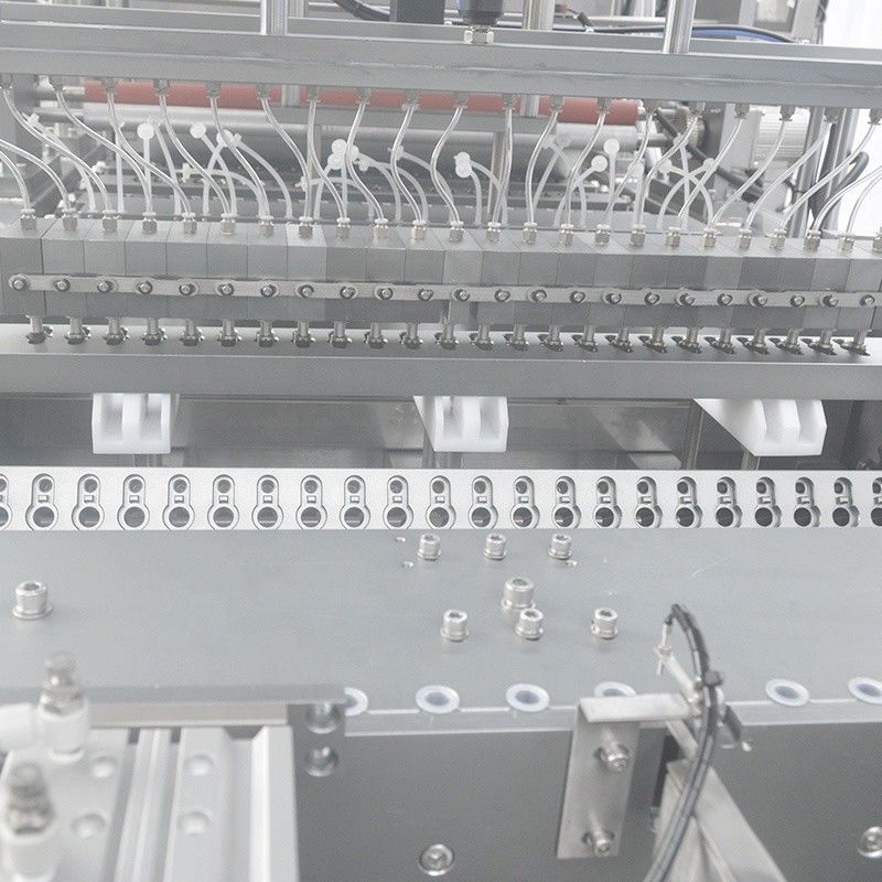 Máquina de llenado de frascos de vial controlada por PLC para tubos de ensayo y recipientes de muestras de plástico