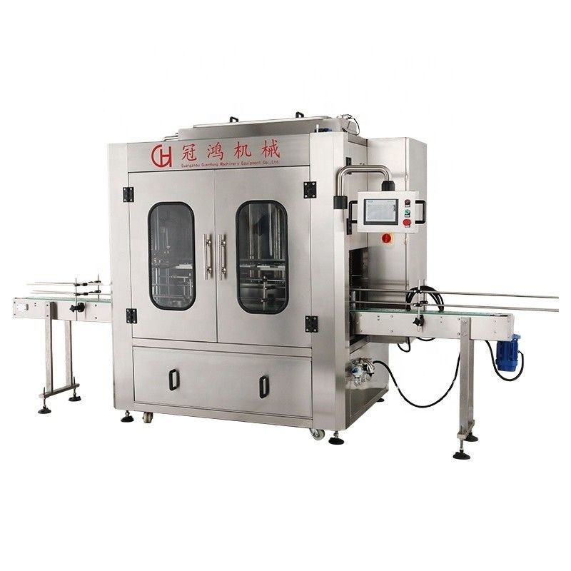 Máquina automática de llenado de líquido de 4 cabezas para el embalaje de aceite comestible/champoo/líquido/detergente
