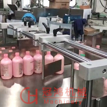 Máquina automática de llenado de líquido de 4 cabezas para el embalaje de aceite comestible/champoo/líquido/detergente
