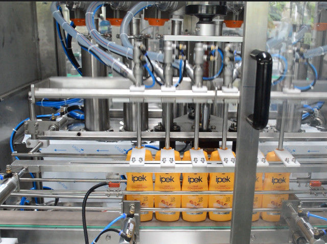 Máquina automática de llenado de líquido de 4 cabezas para el embalaje de aceite comestible/champoo/líquido/detergente