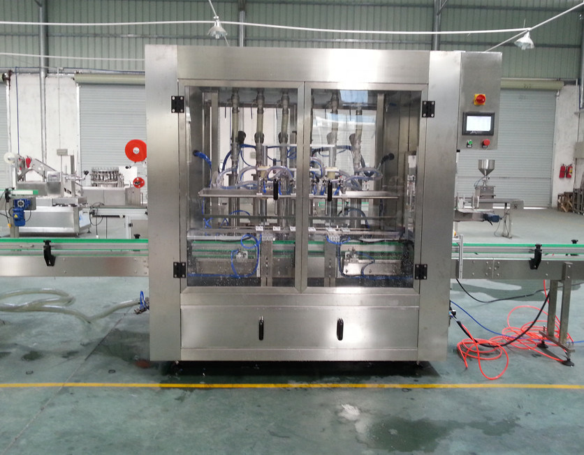 Máquina de llenado automática de tipo servo pistón de suministro directo para botellas/tarros de plástico