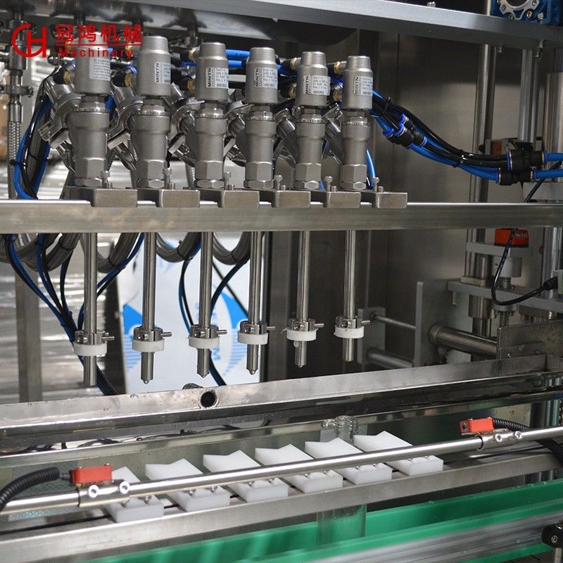 0.6-0.8MPa Máquina de sellado de tapones para embotellamiento de botellas de vino a presión atmosférica con error de llenado de ±1%