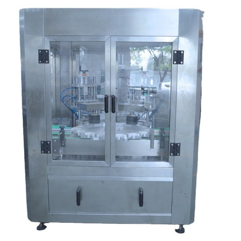Máquina automática de tapón de vacío de alta velocidad para frascos de vidrio de botella Tipo de chuck eléctrico