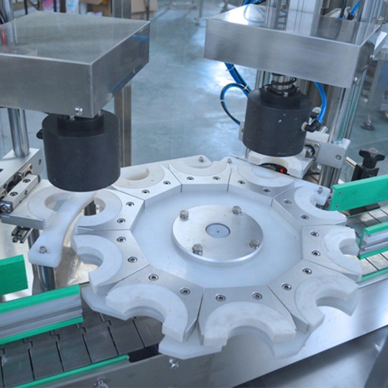 Máquina automática de tapón de vacío de alta velocidad para frascos de vidrio de botella Tipo de chuck eléctrico