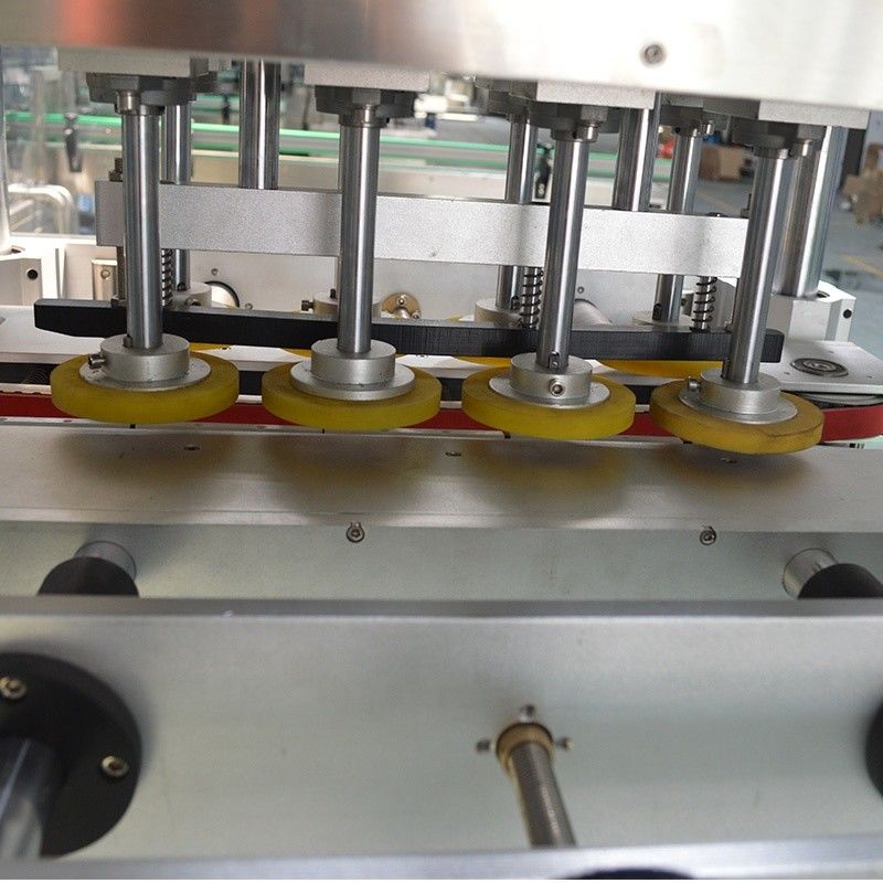Máquina de tapón de botellas de sellador de neumáticos neumáticos con rotación de ruedas de 8 pares y clasificador