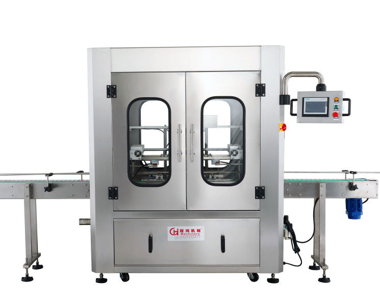 Máquina automática de llenado con pistón caliente de 4 cabezas para el programa de control de relleno de gel/cera para el cabello