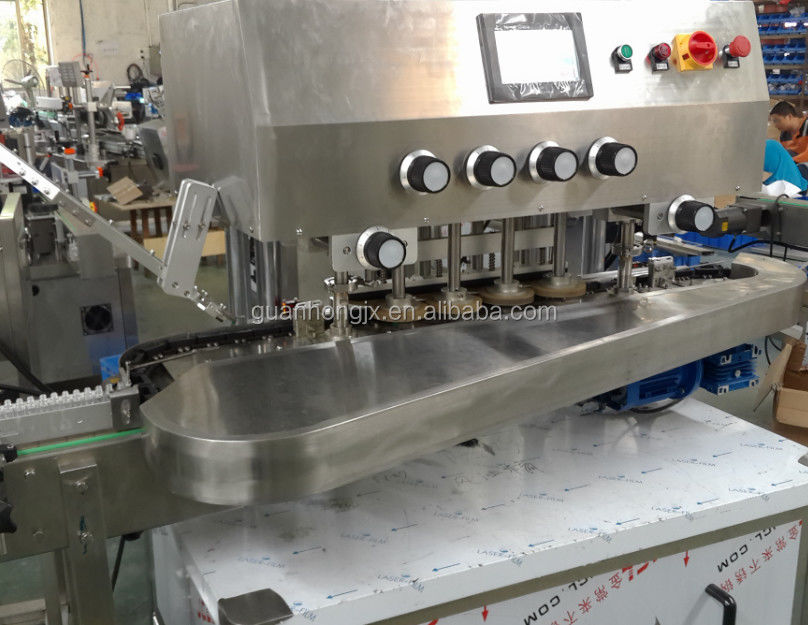 Tienda de alimentos Máquina automática de tapa de botellas de plástico de alta velocidad para la producción