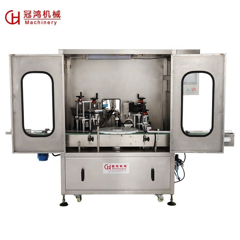 2000*1800*2300mm Máquina automática de llenado y tapón de botellas para aceites esenciales/polvo