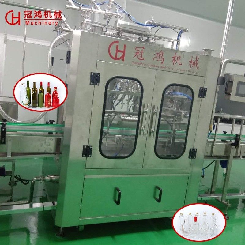 Voltado AC220V 50/60HZ Línea de la máquina de llenado de vino para la mini máquina de embotellado de aceite de oliva